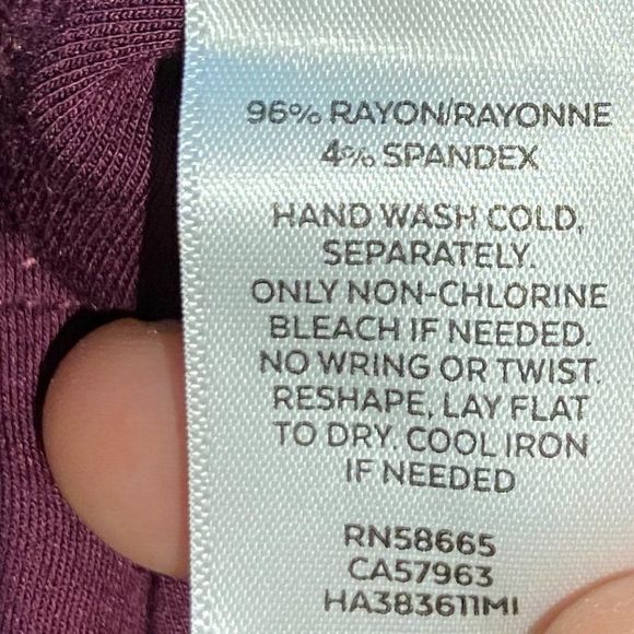 NWT‎ HALOGEN Purple Boatneck Asymmetrical Tunic - Picture 9 of 12